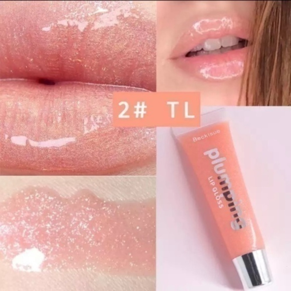 PEACH Glitter Lip Gloss